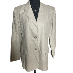 BICÉ Women's Cream Blazer Line Blend size 10 New